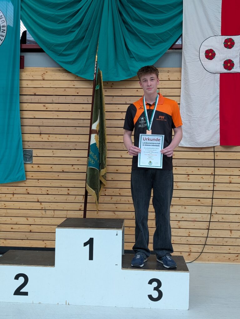 Paul-Max Gerschel - Platz 3 der Jugend männlich
