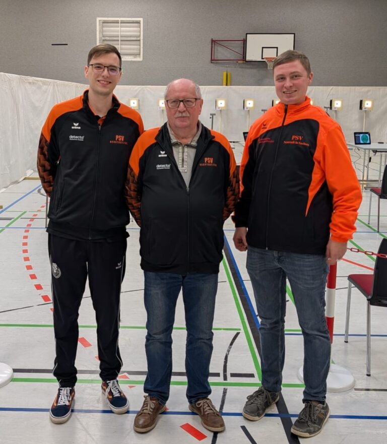 Unser altersgemischtes Team aus Henry Hirte, Dieter Jaekel und Florian Baumgart